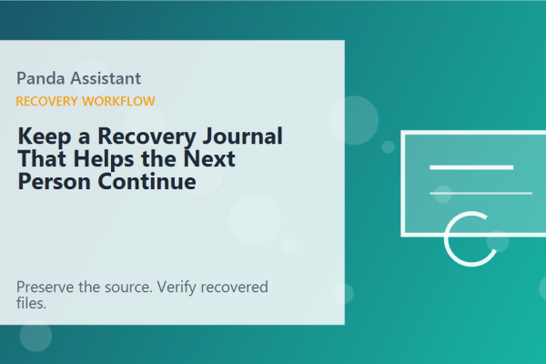 Keep a Recovery Journal That Helps the Next Person Continue